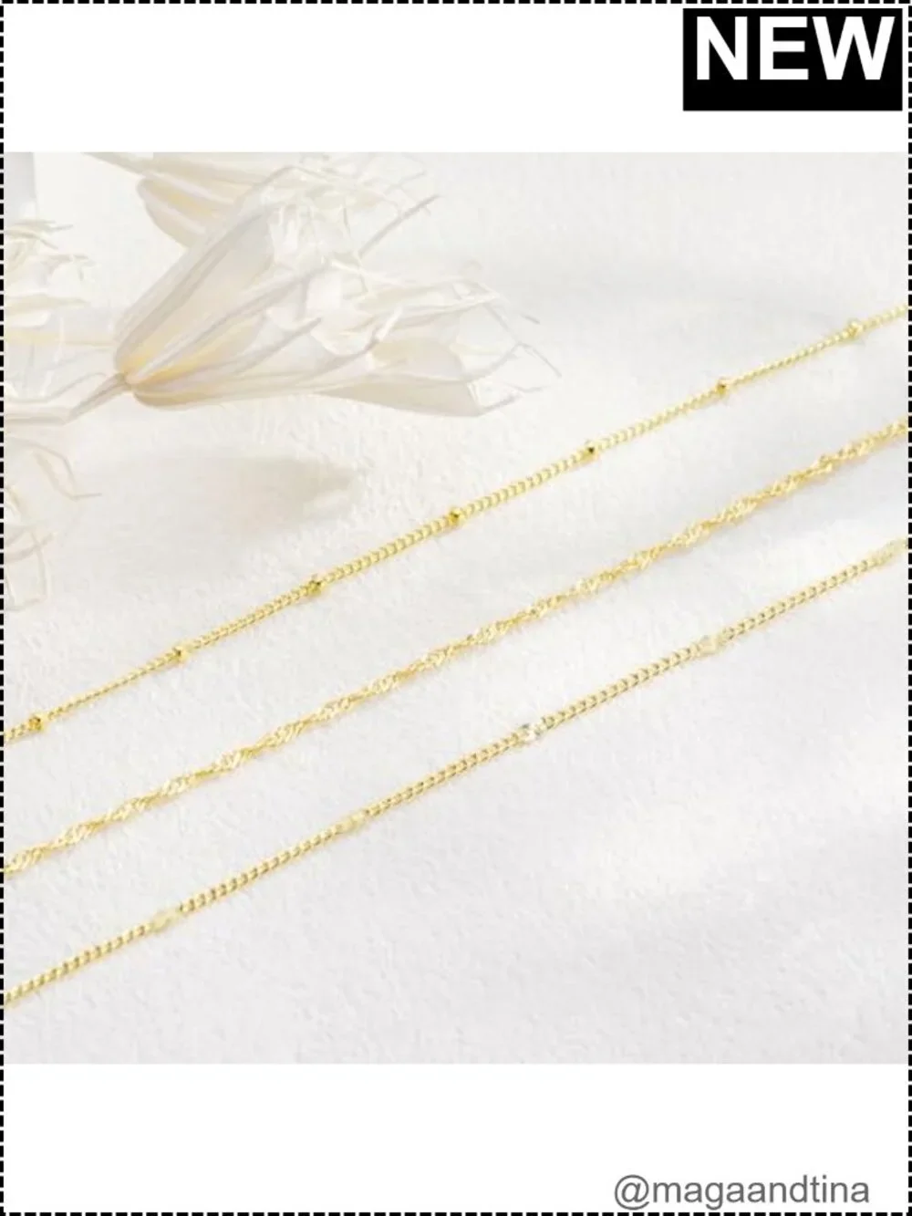 Layered 14k Gold Plated Necklace Set for Women Stack Jewelry